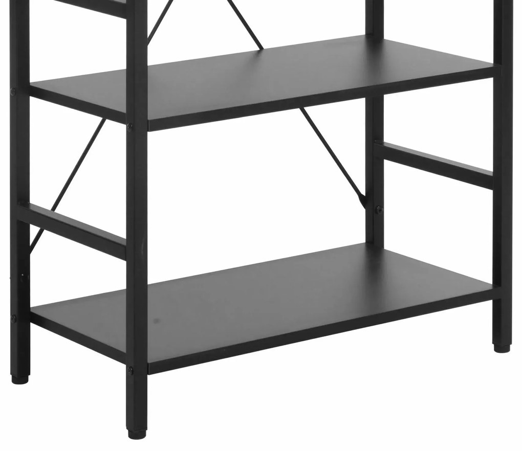 Regál Loftys R4 60 cm čierny