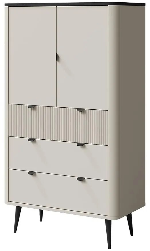 Skriňa Marly 6 Kašmír/Sivý kameň