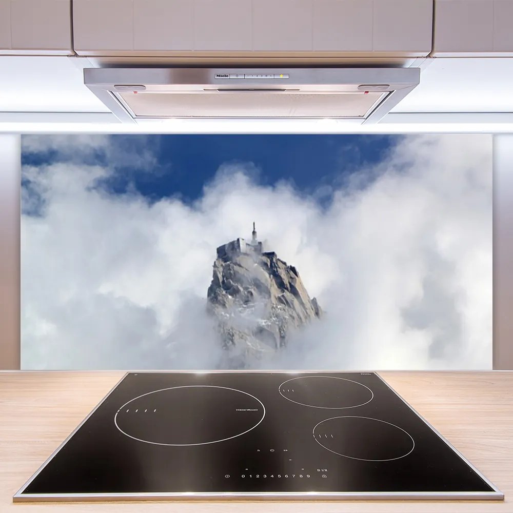 Nástenný panel  Hora mraky príroda 125x50 cm
