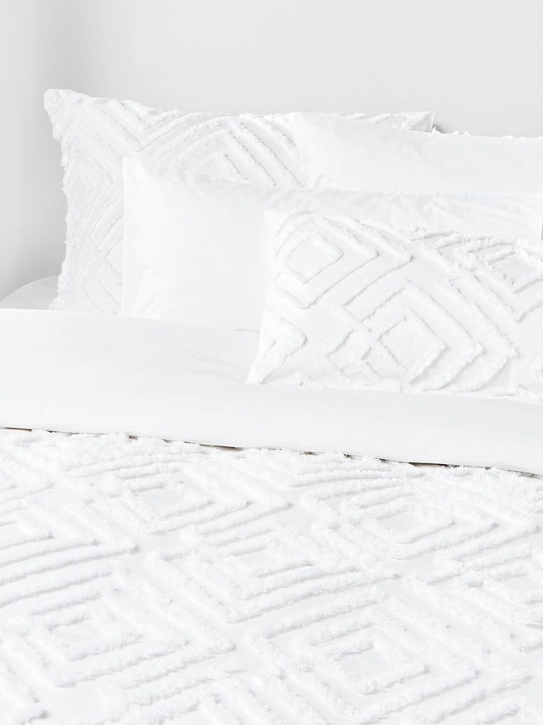 Obliečka na paplón z bavlneného perkálu's tuftovaným dizajnom Phil