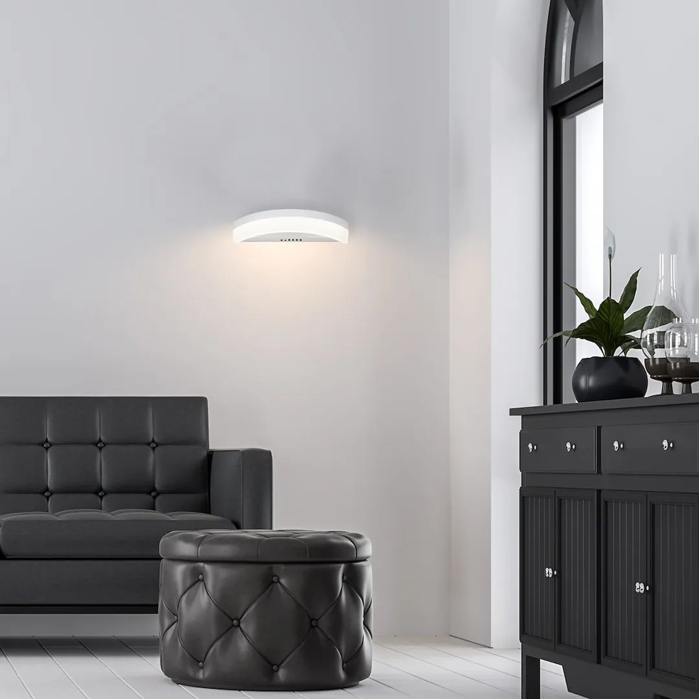 Nástenné LED svietidlo Ring, 1x LED 8w, 4000k, w