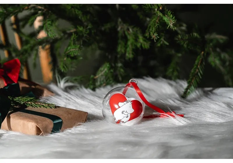 Vianočná ozdoba Moomin Heart 7cm