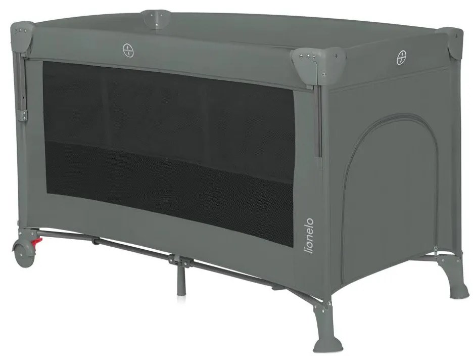 Lionelo - Cestovná postieľka 3v1 ELLEN šalviovo zelená