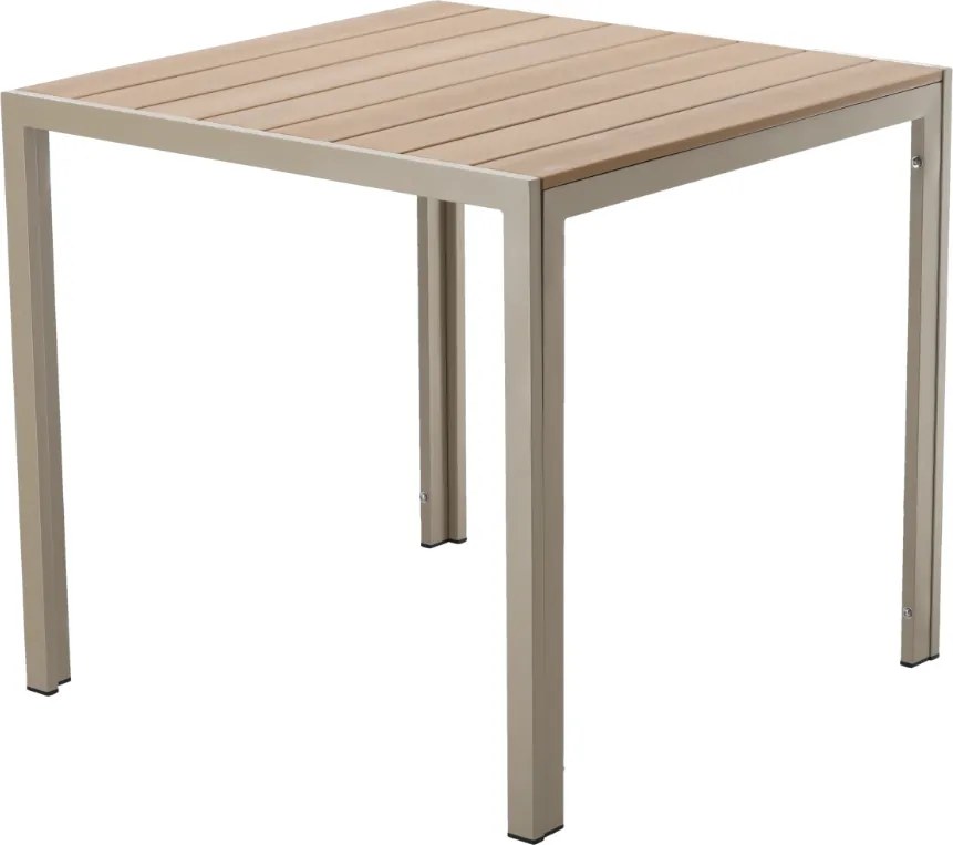 Záhradný stôl Devon 80 cm béžový