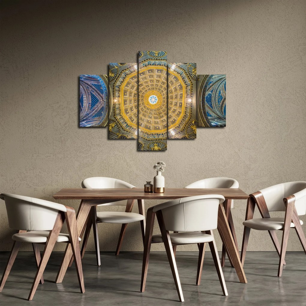 Obraz stropu Sienského kostola (150x105 cm)
