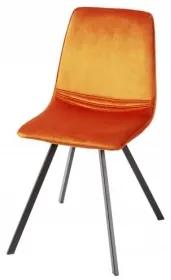 AMSTERDAM VELVET stolička, Farba Oranžová