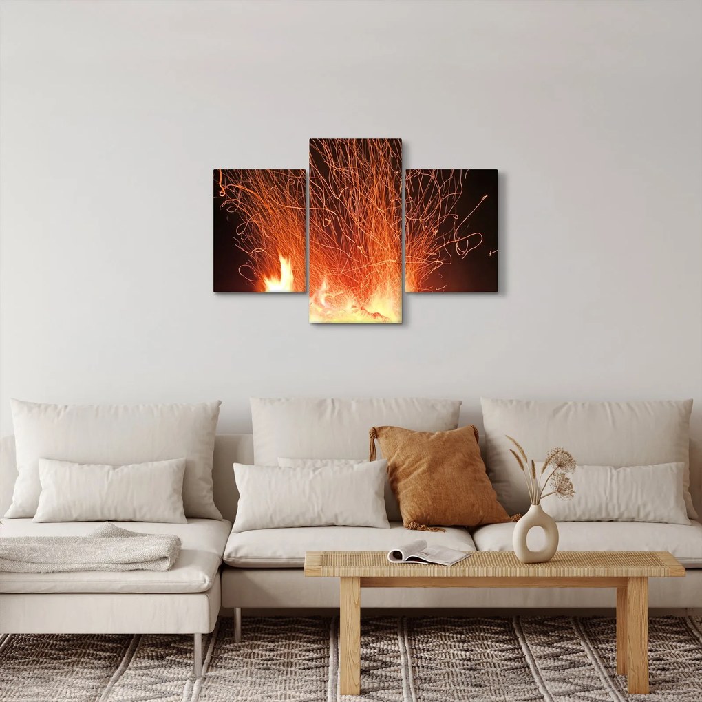 Obraz ohňa (90x60 cm)