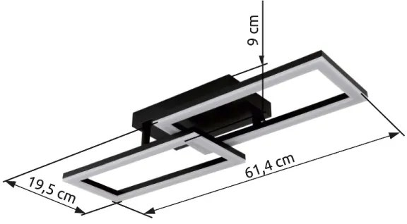 Globo 67328-20O - LED Stropné svietidlo SAPENA LED/20W/230V
