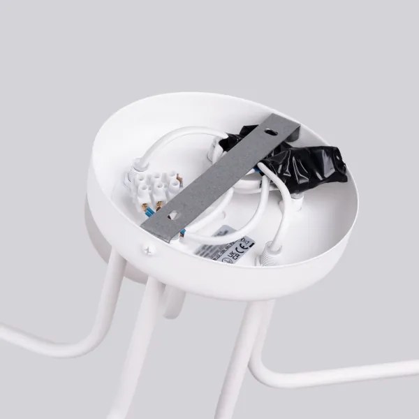 Sollux SL.1660 - Luster na tyči ASTRAL 5xG9/8W/230V biela