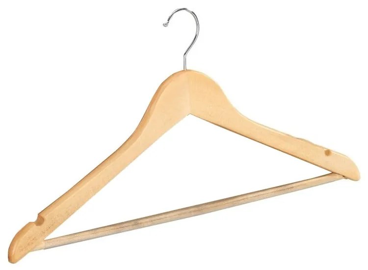 Súprava 8 drevených vešiakov na oblečenie Wenko Shaped Hanger Eco