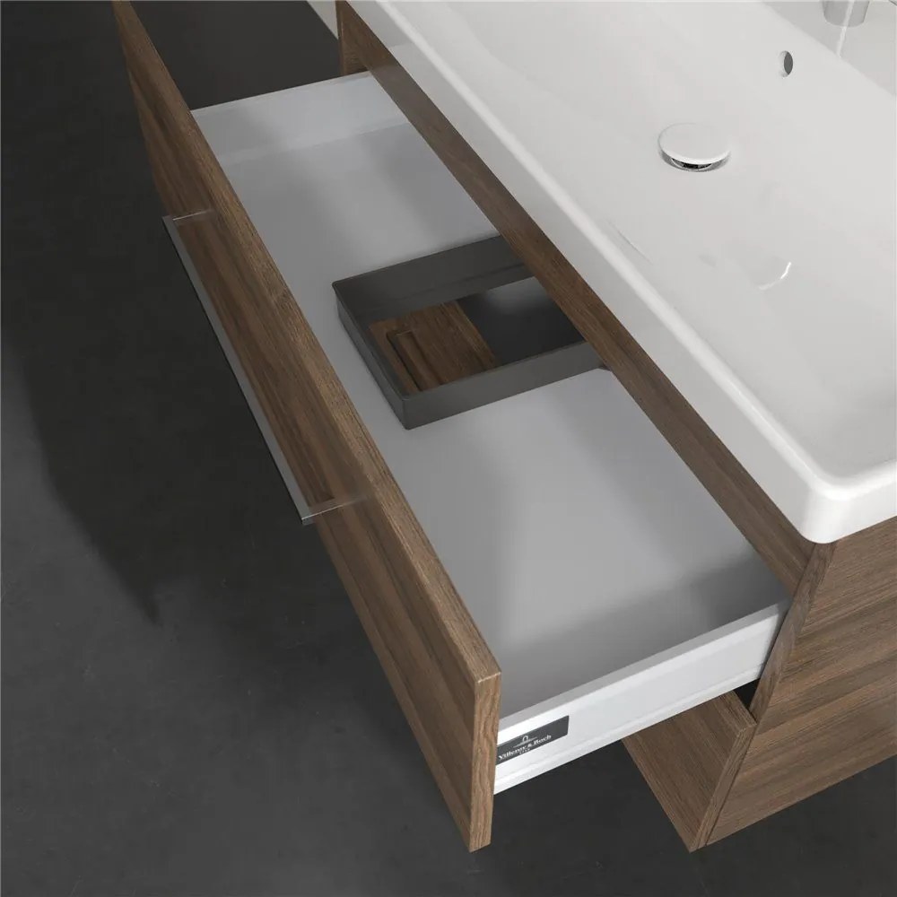 VILLEROY &amp; BOCH Avento závesná skrinka pod umývadlo, 2 zásuvky, 980 x 452 x 514 mm, Arizona Oak, A89200VH