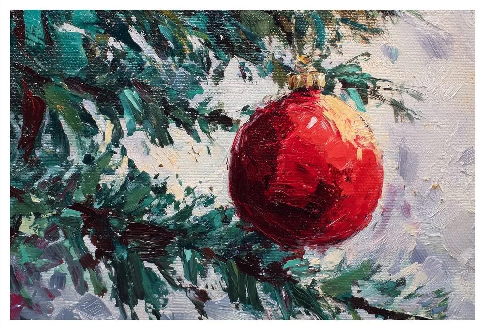 Obraz sviatočná ozdoba na strome