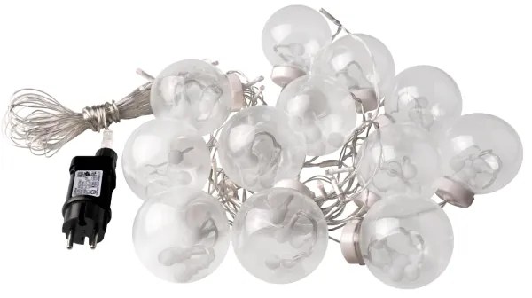 LED Vianočný záves WISH BALLS 108xLED/8 funkcií 4,5 m teplá biela