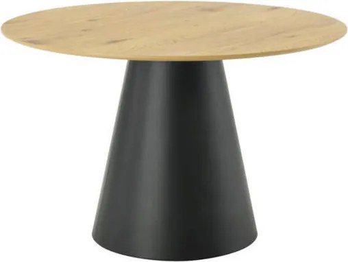 XXXLutz JEDÁLENSKÝ STÔL, čierna, farba duba, 120/120/75 cm P & B - Stoly - 000572043802