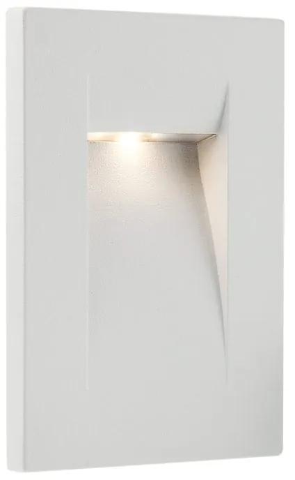 Vonkajšie svietidlo vstavané do fasády REDO INNER LED biela 9637