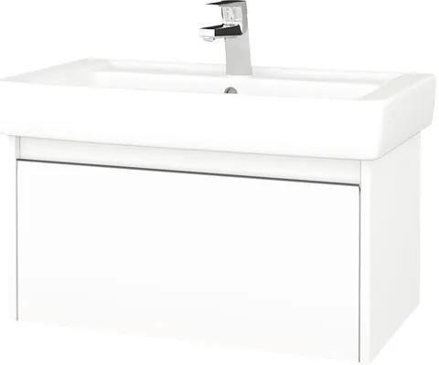 Kúpeľňová skrinka s umývadlom Dřevojas Bono 74,5x39 cm biela umývadlo Q 203405