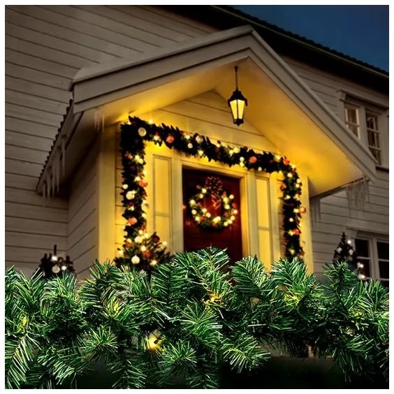 Solight 1V298 - LED vonkajšia vianočná dekorácia GIRLANDA 80xLED/3xAA 500 cm IP44