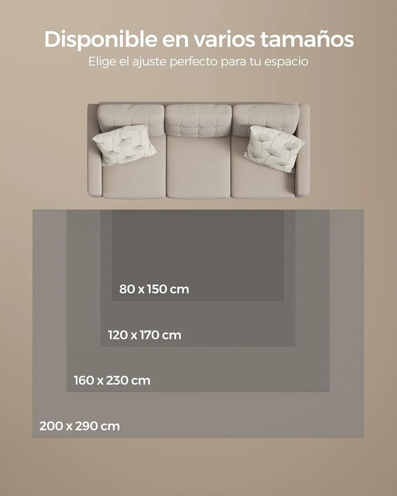 Koberec, 80 x 150 cm, protišmykový, možno prať v práčke, sivý