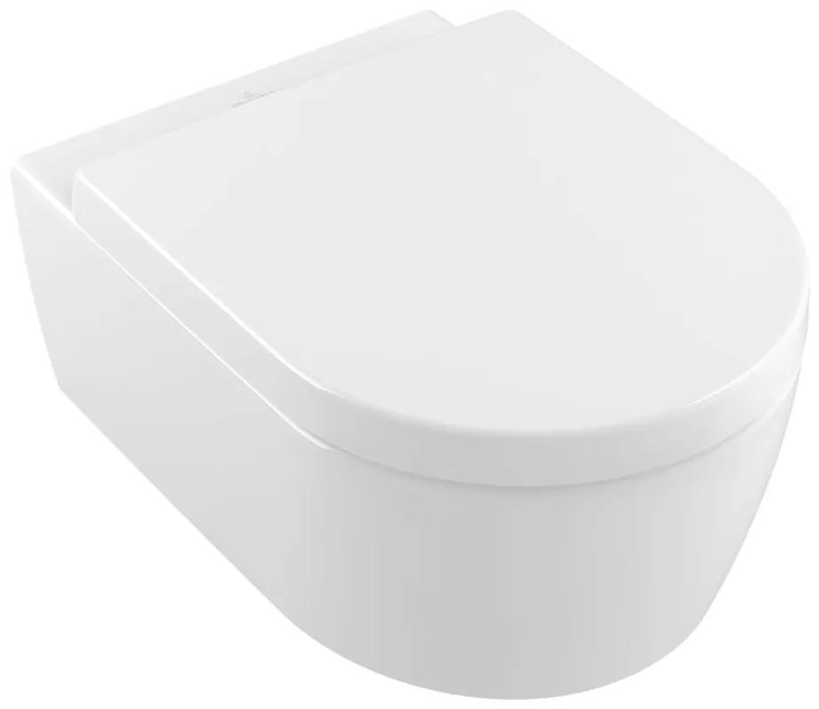 Villeroy & Boch Avento Combi-Pack - SET Závesné WC + sedátko SoftClosing, alpská biela CeramicPlus 5656HRR1