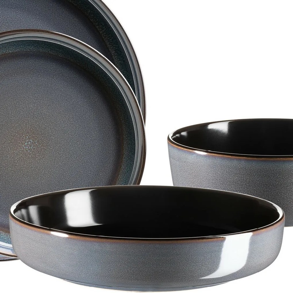 Mäser 10-dielna jedálenská súprava ALENIA, modrá