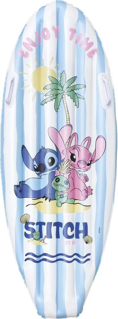 Nafukovacia plavecká doska / plážový matrac Lilo a Stitch 114 x 46 cm Bestway 9104V