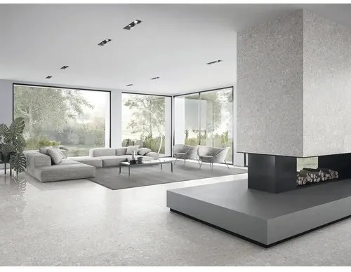 Dlažba teraco Lombarda Bianco 60x60x1 lappato