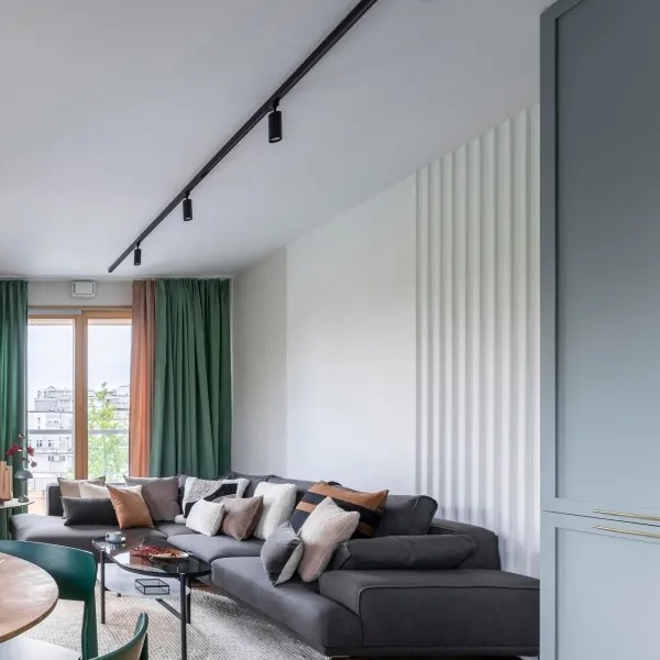 Bodové svietidlo do lištového systému MARIBEL 3xGU10/10W/230V +1 m lištový systém