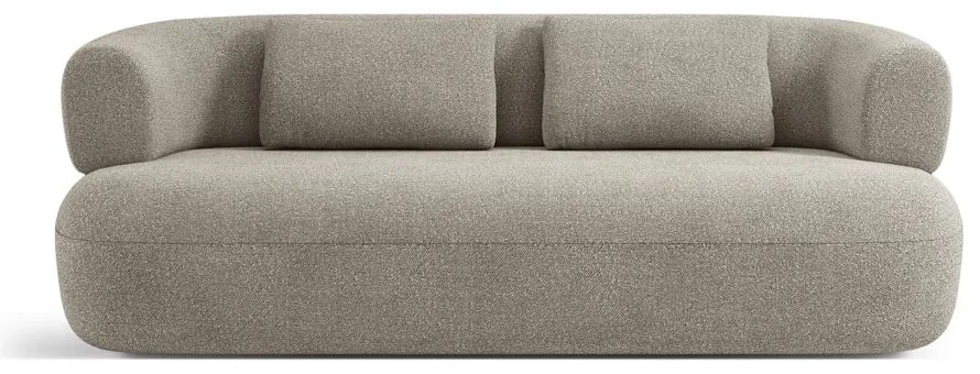 Svetlosivá pohovka z textílie bouclé 178 cm Jenny – Micadoni Home