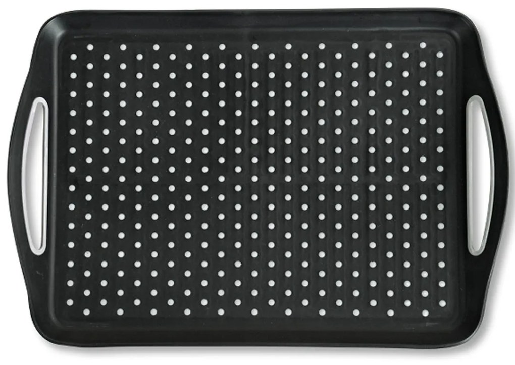 Plastový servírovací podnos KESPER 45,5 cm čierny