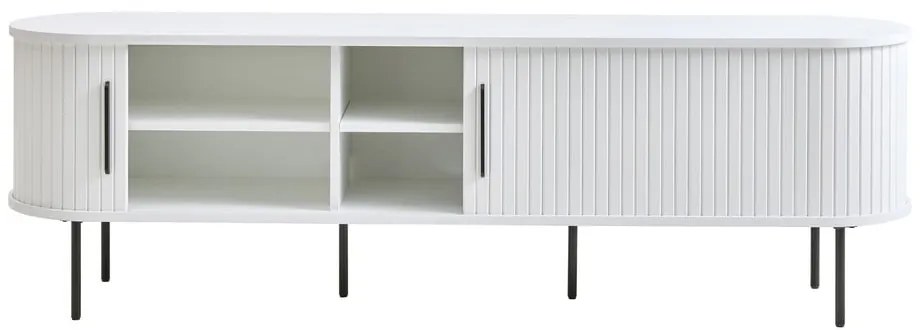 Biely TV stolík 180x56x45 cm Nola – Unique Furniture