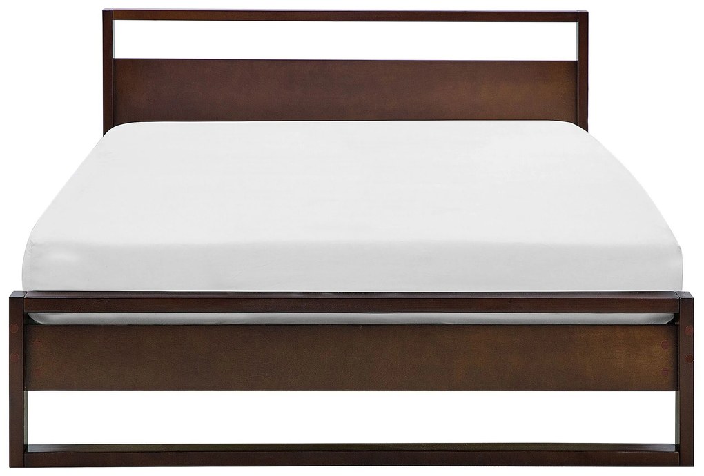 Drevená manželská posteľ 180x200 cm GIULIA Beliani