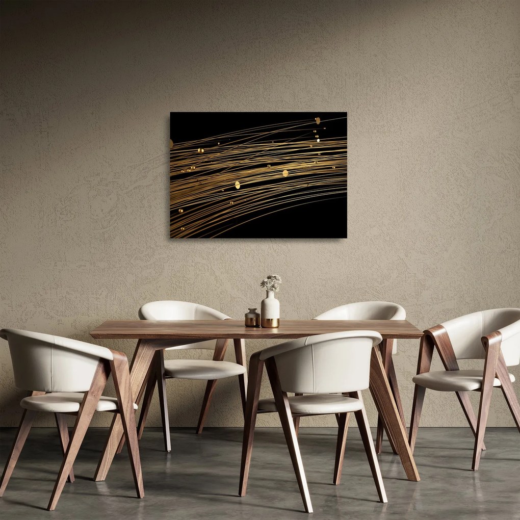 Abstraktný sklenený obraz (70x50 cm)