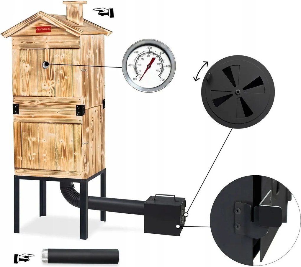 TRENDIE Udiareň XXL drevená