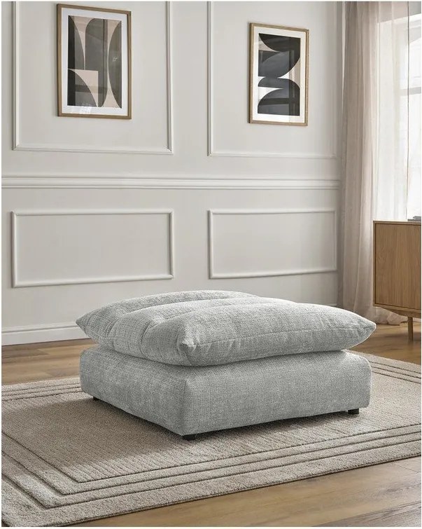 Svetlosivá ženilková podnožka Neil – Bobochic Paris