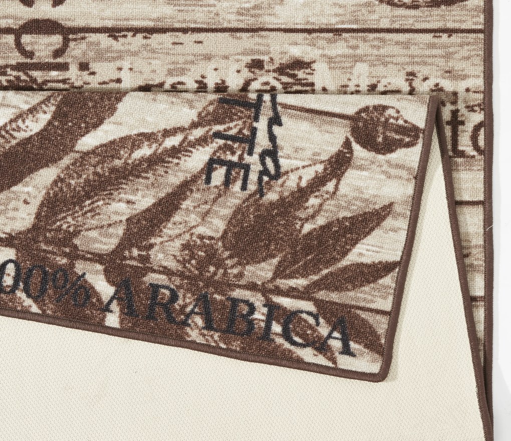 Hanse Home, Protišmykový behúň 67x180 cm Loop 102371, 67x180, hnedá, kuchyňa