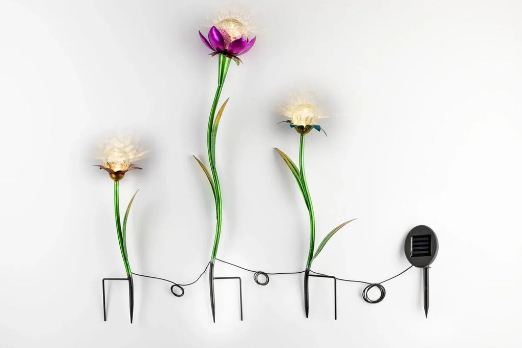 Weltbild Solárne kvety Kvety, sada 3 ks