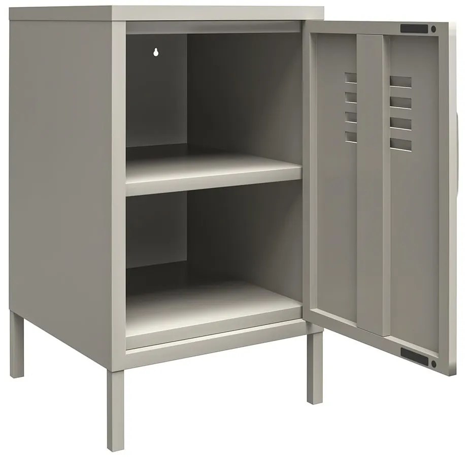 Béžový kovový nočný stolík Bradford – Støraa