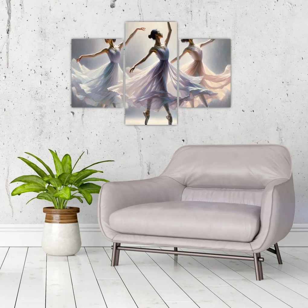 Obraz - Tri baletky (90x60 cm)