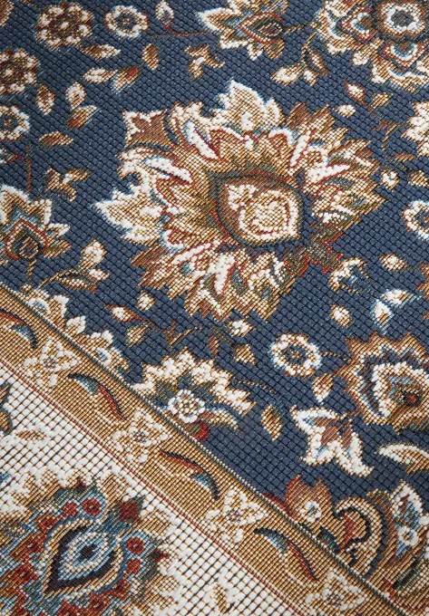 Koberec Villeroy & Boch Kollektion 1767 Nicolas modrý / krémový