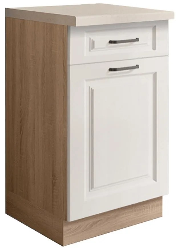 Kuchynská skrinka Smart 3D Sonoma/biely Mat