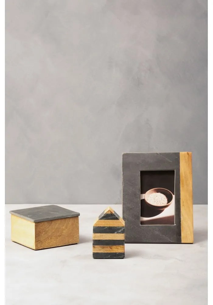 Sivý kamenný rámček 18x23 cm Kata – Premier Housewares