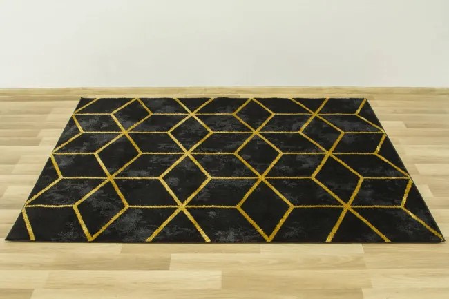 Koberec FESTIVAL 5871A žltý / čierný