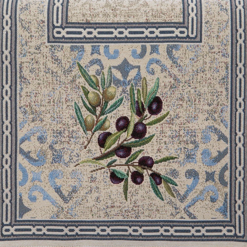 EUROFIRANY GOBELÍNOVÝ BEHÚŇ NA STÔL OLIVE 40X100 CM VZOROVANÝ