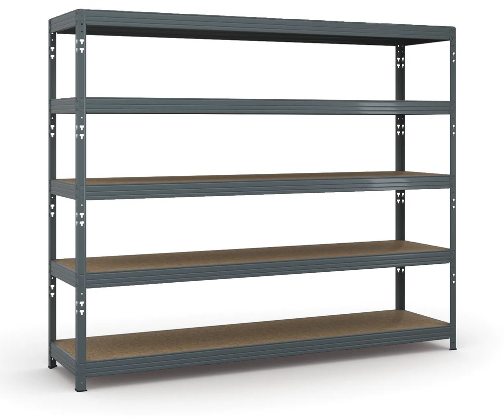 Policový regál 2000x2400x600 mm, nosnosť 450kg