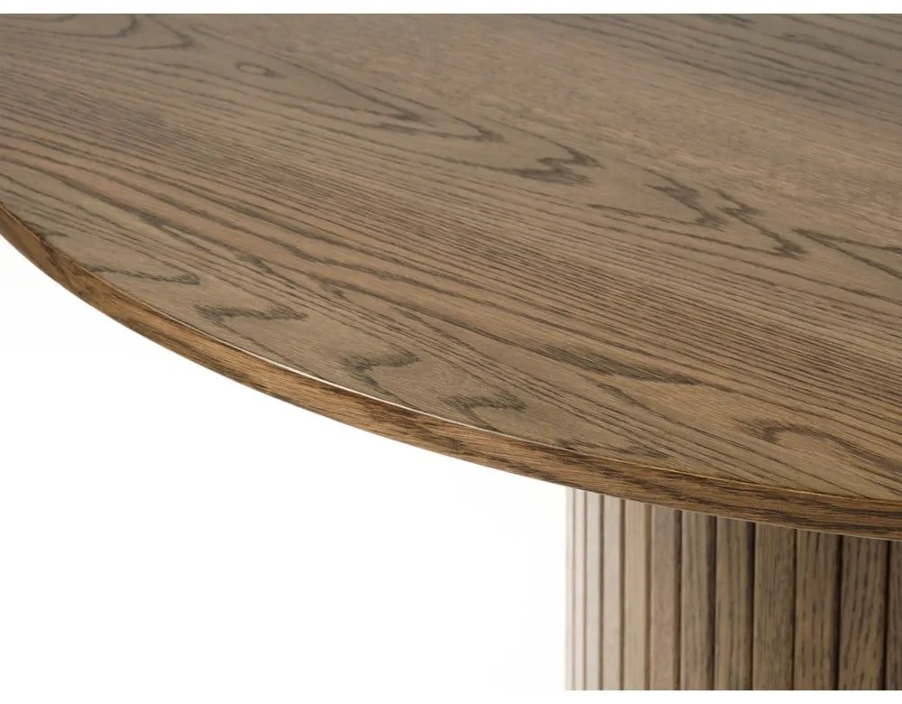 Okrúhly jedálenský stôl v dekore duba ø 120 cm Nola – Unique Furniture