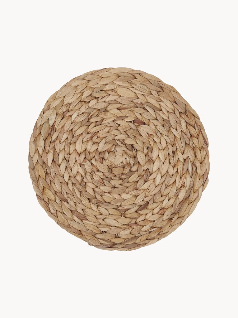 Okrúhle prestierania z vodného hyacintu Wanda, 4 ks