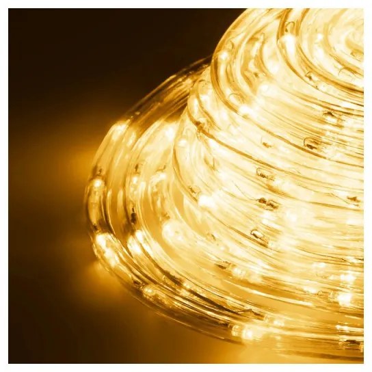 SPRINGOS LED svetelná hadica - 20m, 480LED, 8 funkcií, IP44, teplá biela