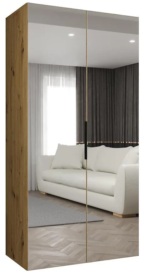 Skriňa Marbella III 100 artisan čierna