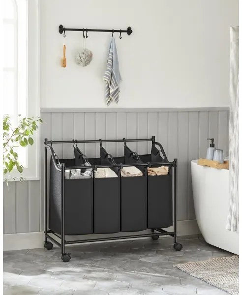 Kôš na bielizeň LINA čierna