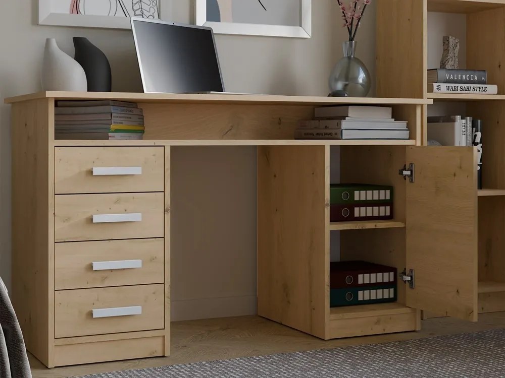 Písací stôl ADA 125 cm dub artisan